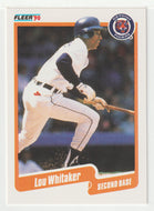 Lou Whitaker - Detroit Tigers (MLB Baseball Card) 1990 Fleer # 619 Mint