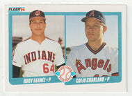 Rudy Seanez RC - Colin Charland RC - Prospects (MLB Baseball Card) 1990 Fleer # 640 Mint