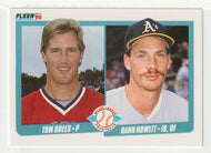 Tom Drees RC - Dann Howitt RC - Prospects (MLB Baseball Card) 1990 Fleer # 644 Mint