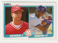 Mike Roesler RC - Derrick May RC - Prospects (MLB Baseball Card) 1990 Fleer # 645 Mint