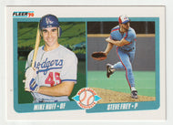 Mike Huff RC - Steve Frey RC - Prospects (MLB Baseball Card) 1990 Fleer # 649 Mint
