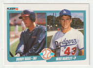 Bobby Rose RC - Mike Hartley RC - Prospects (MLB Baseball Card) 1990 Fleer # 651 Mint