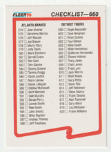 Load image into Gallery viewer, Checklist # 7 (#574-#620 + Inserts) (MLB Baseball Card) 1990 Fleer # 660 Mint
