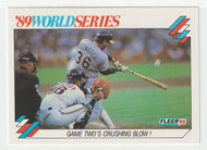 Terry Steinbach - Oakland Athletics - '89 World Series (MLB Baseball Card) 1990 Fleer # 3 Mint