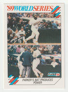 Dave Parker - Oakland Athletics - '89 World Series (MLB Baseball Card) 1990 Fleer # 9 Mint