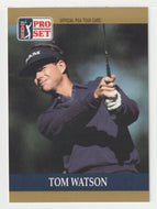Tom Watson - (PGA Golf Card) 1990 Pro Set PGA Tour # 4 Mint
