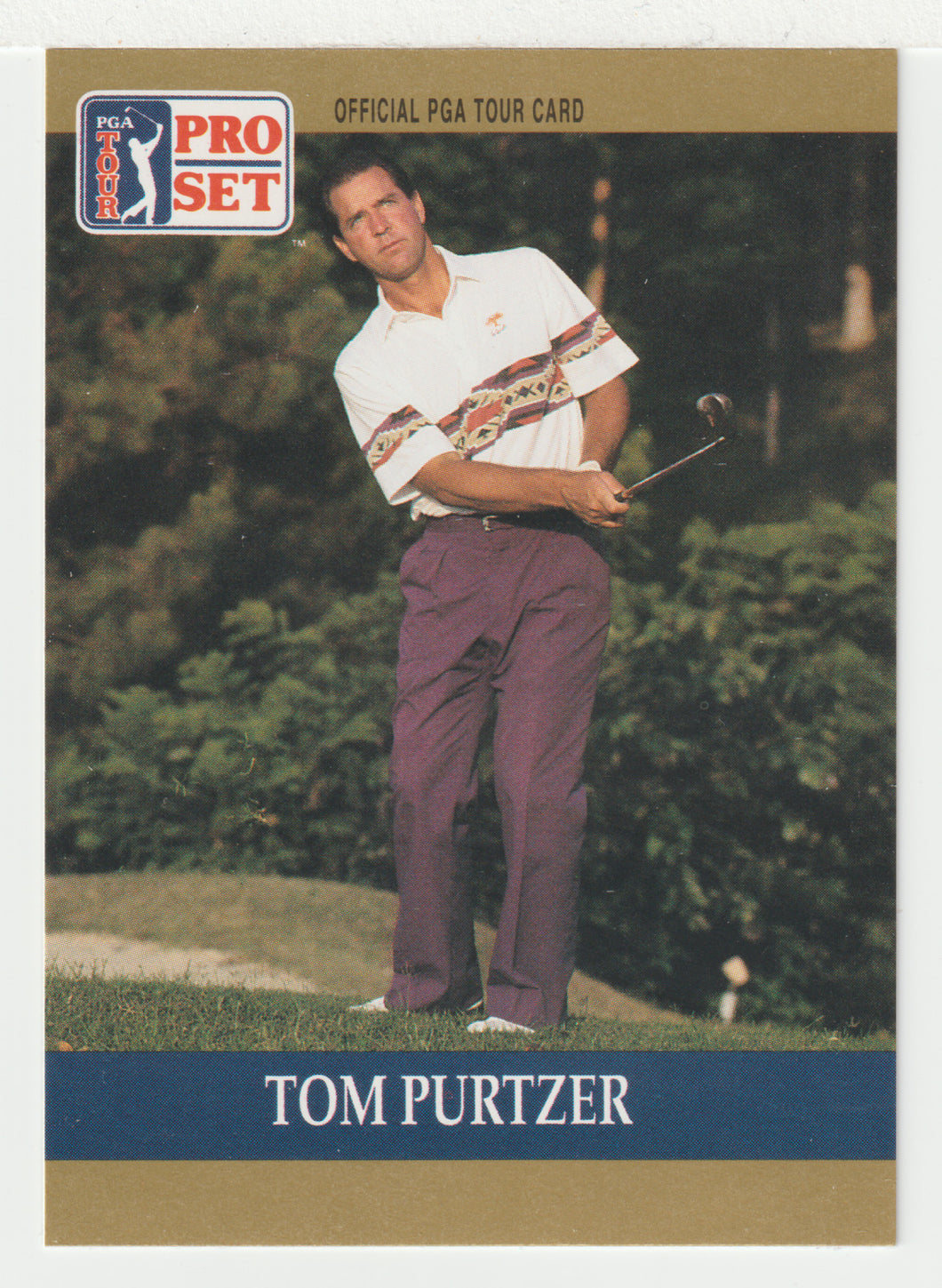 Tom Purtzer - (PGA Golf Card) 1990 Pro Set PGA Tour # 5 Mint