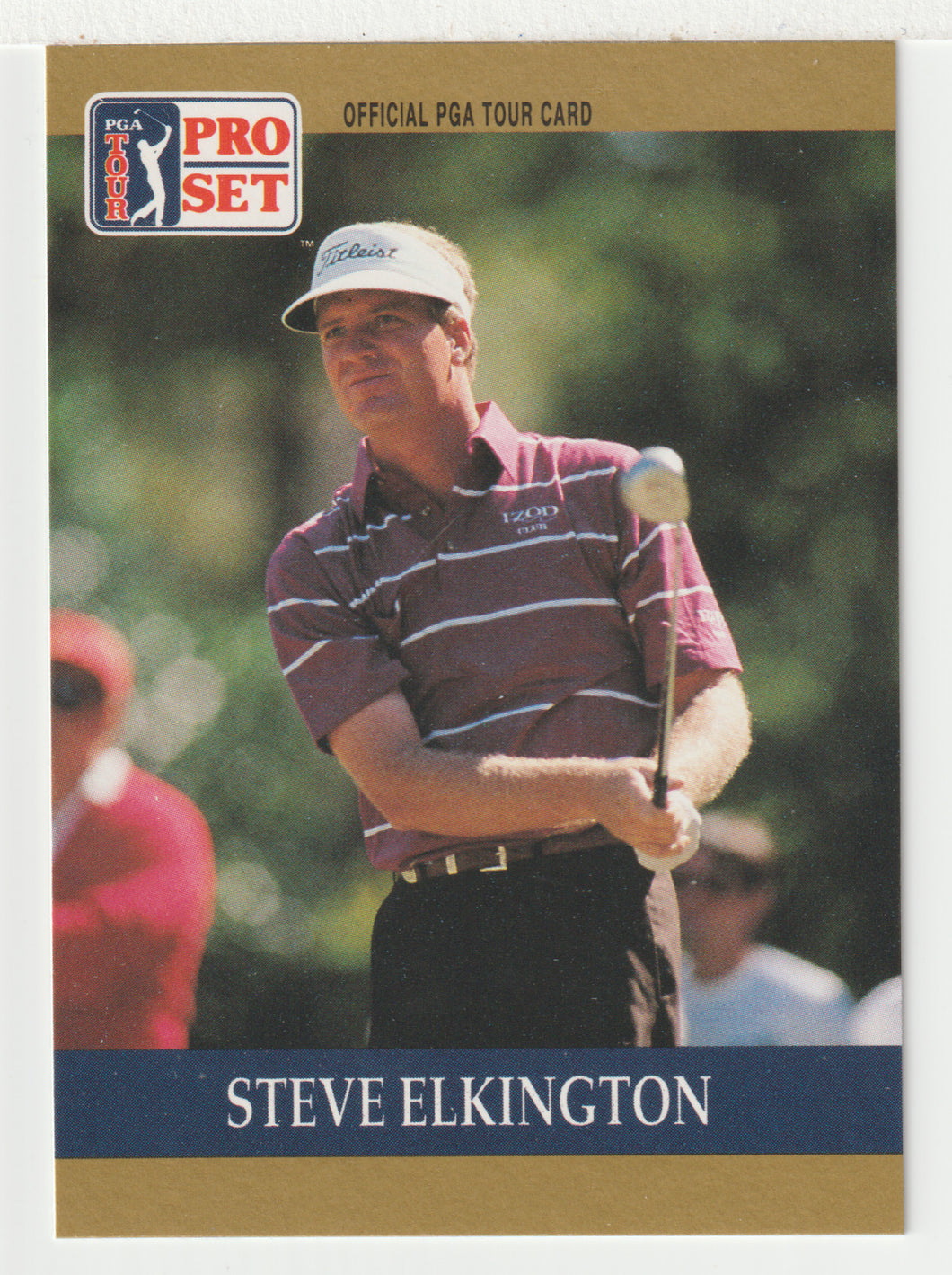 Steve Elkington RC - (PGA Golf Card) 1990 Pro Set PGA Tour # 10 Mint