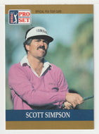 Scott Simpson - (PGA Golf Card) 1990 Pro Set PGA Tour # 12 Mint