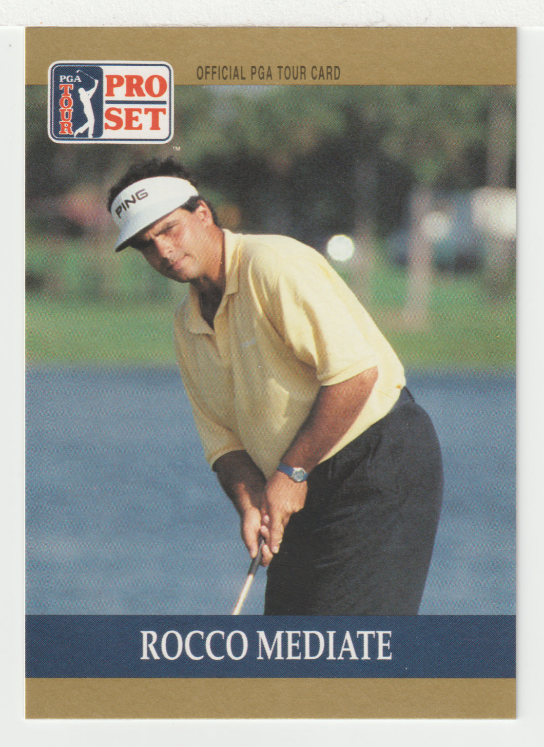 Rocco Mediate RC - (PGA Golf Card) 1990 Pro Set PGA Tour # 15 Mint