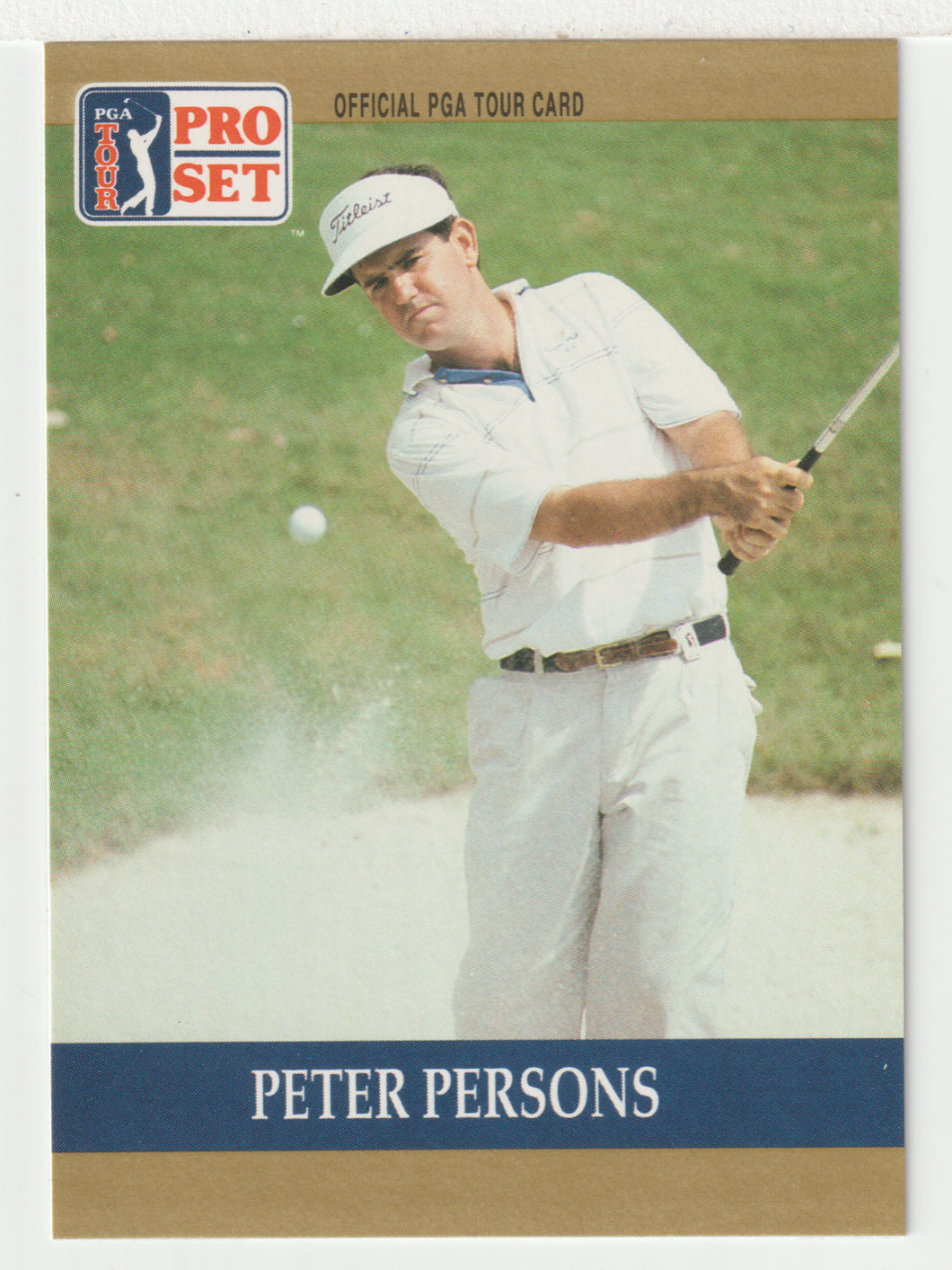 Peter Persons RC - (PGA Golf Card) 1990 Pro Set PGA Tour # 18 Mint