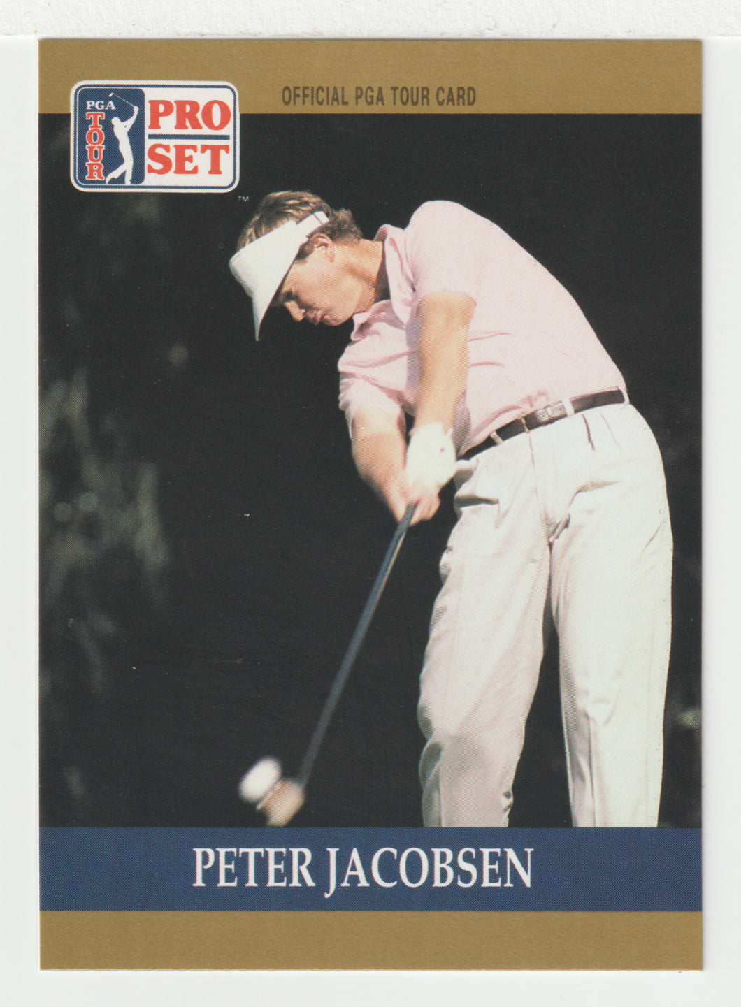 Peter Jacobsen - (PGA Golf Card) 1990 Pro Set PGA Tour # 19 Mint