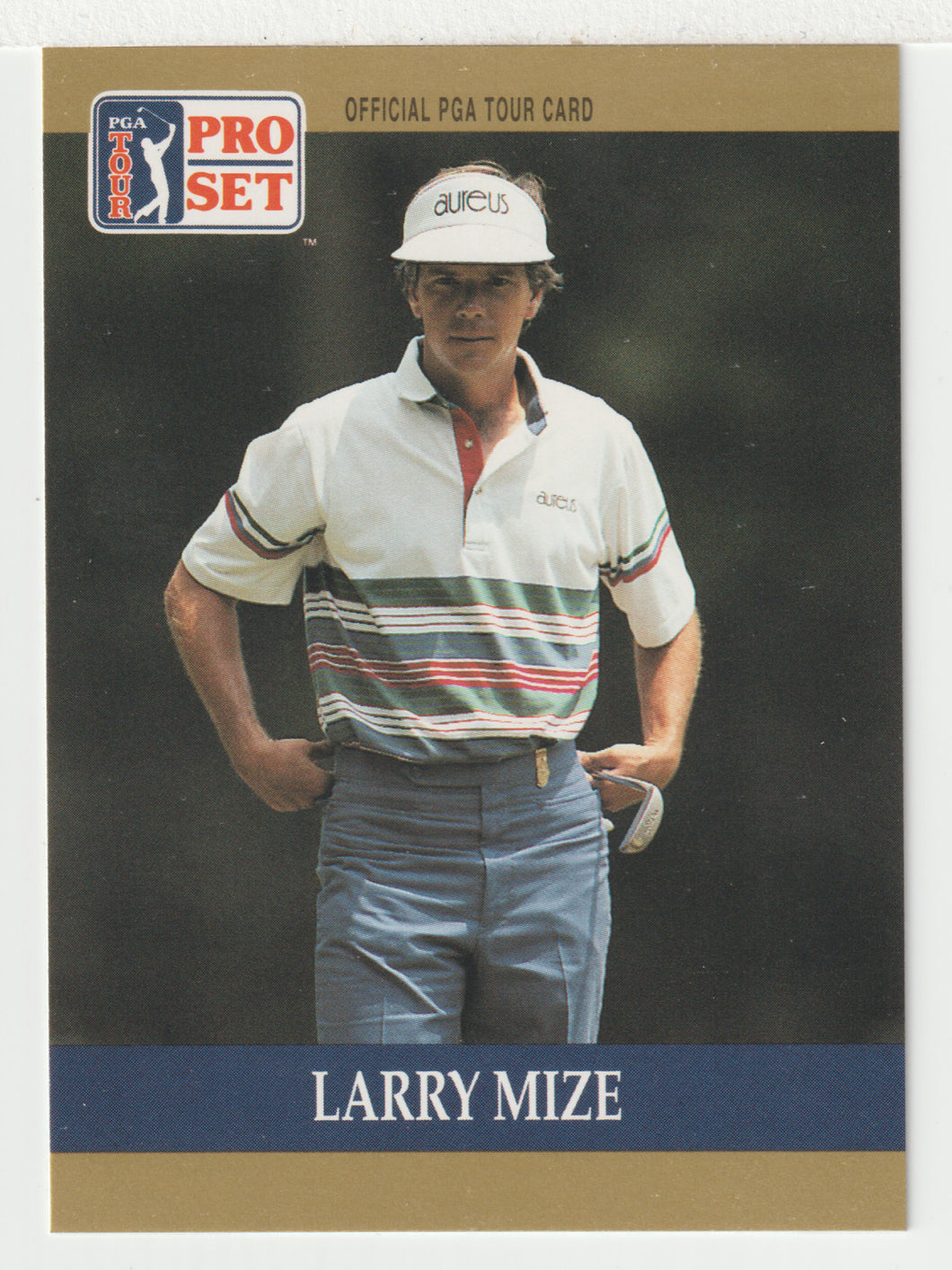 Larry Mize RC - (PGA Golf Card) 1990 Pro Set PGA Tour # 34 Mint