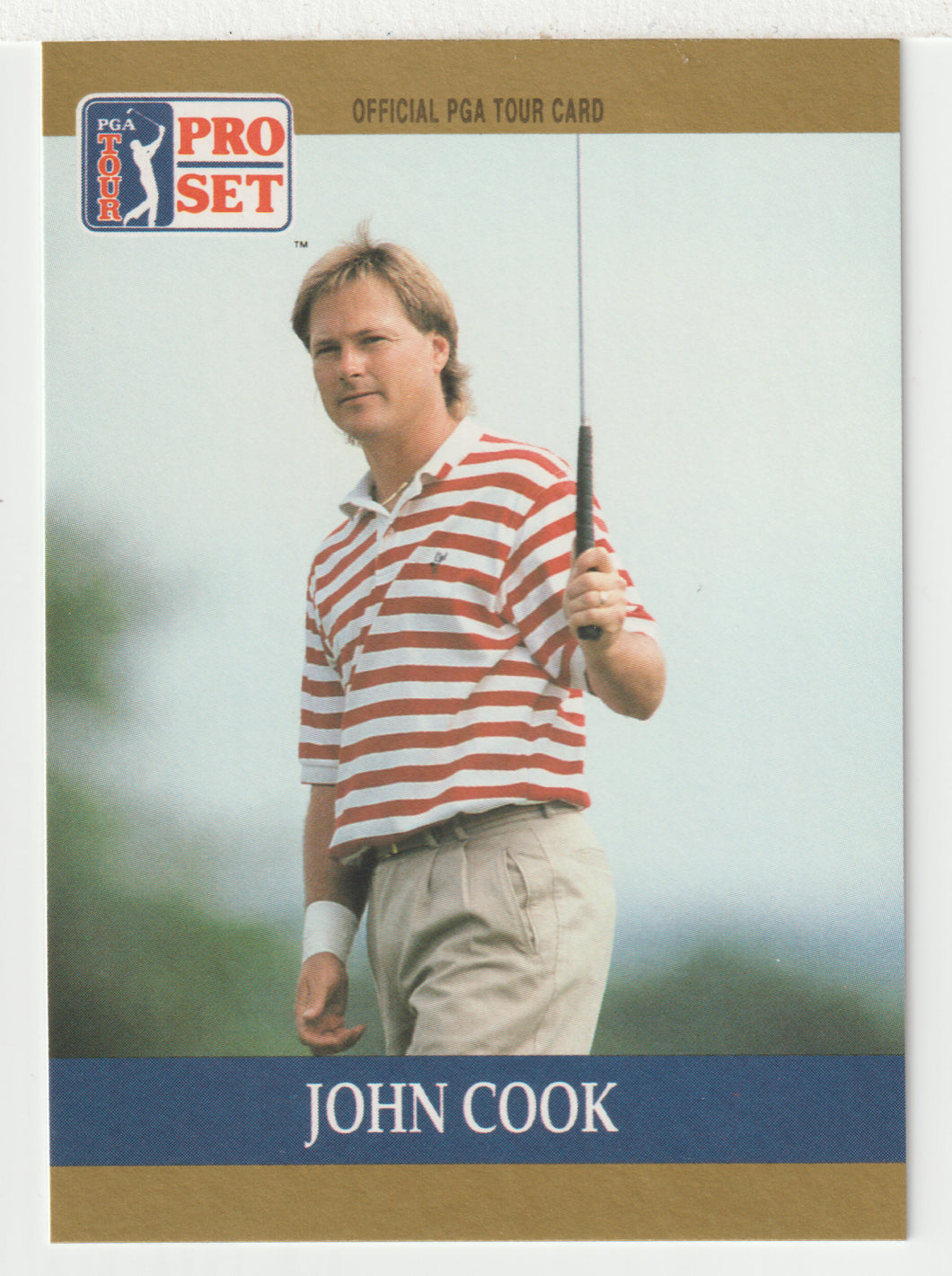 John Cook - (PGA Golf Card) 1990 Pro Set PGA Tour # 40 Mint