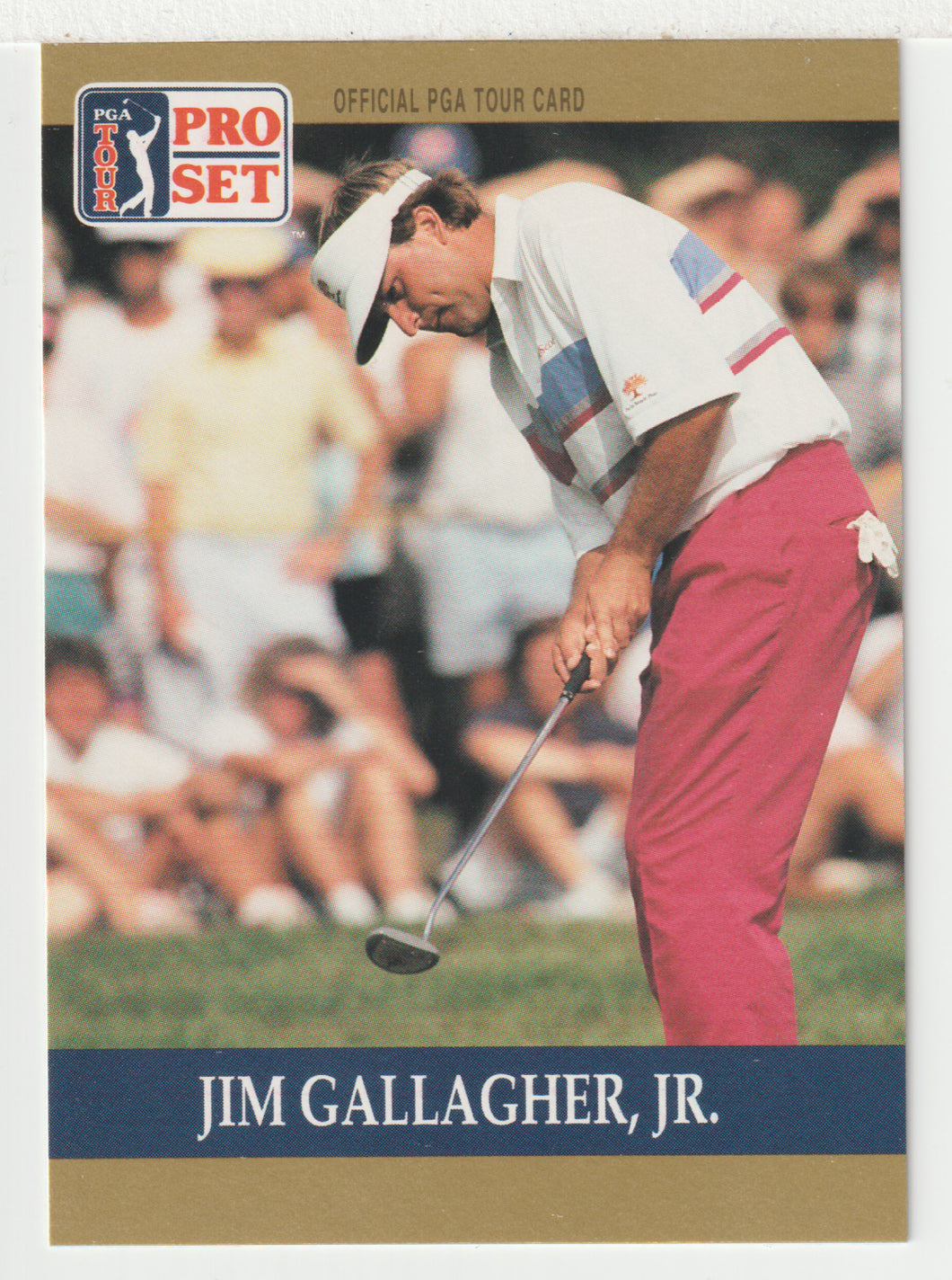 Jim Gallagher RC - (PGA Golf Card) 1990 Pro Set PGA Tour # 44 Mint