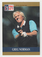 Greg Norman RC - (PGA Golf Card) 1990 Pro Set PGA Tour # 50 Mint