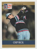 Chip Beck RC - (PGA Golf Card) 1990 Pro Set PGA Tour # 64 Mint