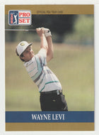 Wayne Levi - (PGA Golf Card) 1990 Pro Set PGA Tour # 66 Mint