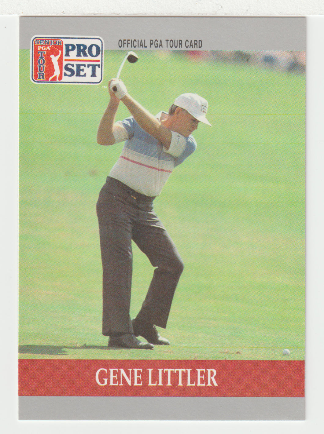 Gene Littler RC - (PGA Golf Card) 1990 Pro Set PGA Tour # 91 Mint