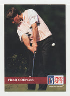 Fred Couples - (PGA Golf Card) 1992 Pro Set PGA Tour # 1 Mint
