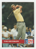 Tom Sieckmann - (PGA Golf Card) 1992 Pro Set PGA Tour # 40 Mint