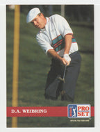 D.A. Weibring - (PGA Golf Card) 1992 Pro Set PGA Tour # 75 Mint