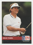 Brad Fabel - (PGA Golf Card) 1992 Pro Set PGA Tour # 90 Mint