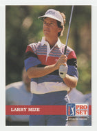 Larry Mize - (PGA Golf Card) 1992 Pro Set PGA Tour # 105 Mint