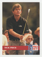 Nick Price - (PGA Golf Card) 1992 Pro Set PGA Tour # 117 Mint