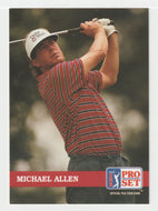 Michael Allen - (PGA Golf Card) 1992 Pro Set PGA Tour # 131 Mint