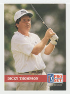 Dicky Thompson - (PGA Golf Card) 1992 Pro Set PGA Tour # 133 Mint