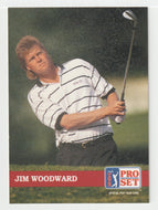 Jim Woodward - (PGA Golf Card) 1992 Pro Set PGA Tour # 134 Mint