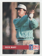 Dick Mast - (PGA Golf Card) 1992 Pro Set PGA Tour # 136 Mint