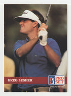 Greg Lesher RC - (PGA Golf Card) 1992 Pro Set PGA Tour # 150 Mint