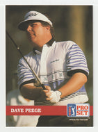 David Peege RC - (PGA Golf Card) 1992 Pro Set PGA Tour # 163 Mint
