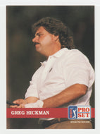 Greg Hickman RC - (PGA Golf Card) 1992 Pro Set PGA Tour # 166 Mint