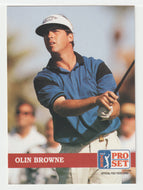 Olin Browne RC - (PGA Golf Card) 1992 Pro Set PGA Tour # 174 Mint
