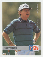 Scott Hoch - Stat Leader - (PGA Golf Card) 1992 Pro Set PGA Tour # 177 Mint