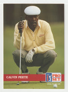 Calvin Peete - (PGA Golf Card) 1992 Pro Set PGA Tour # 191 Mint