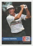 Harold Henning - (PGA Golf Card) 1992 Pro Set PGA Tour # 218 Mint