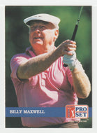 Billy Maxwell - (PGA Golf Card) 1992 Pro Set PGA Tour # 240 Mint