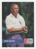 John Brodie - (PGA Golf Card) 1992 Pro Set PGA Tour # 256 Mint