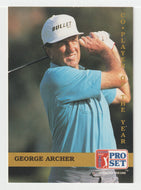 George Archer - Co-Player of the Year - (PGA Golf Card) 1992 Pro Set PGA Tour # 280 Mint