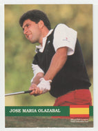 Jose Maria Olazabal RC - European Tour (PGA Golf Card) 1992 Pro Set PGA Tour # E9 Mint