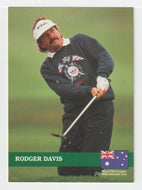 Rodger Davis RC - European Tour (PGA Golf Card) 1992 Pro Set PGA Tour # E10 Mint