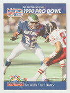Eric Allen - Philadelphia Eagles - Pro Bowl (NFL Football Card) 1990 Pro Set # 379 Mint