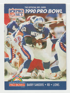 Barry Sanders - Detroit Lions - Pro Bowl (NFL Football Card) 1990 Pro Set # 413 Mint