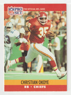 Christian Okoye - Kansas City Chiefs (NFL Football Card) 1990 Pro Set # 532 Mint
