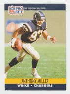 Anthony Miller - San Diego Chargers (NFL Football Card) 1990 Pro Set # 630 Mint