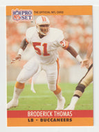 Broderick Thomas - Tampa Bay Buccaneers (NFL Football Card) 1990 Pro Set # 659 Mint